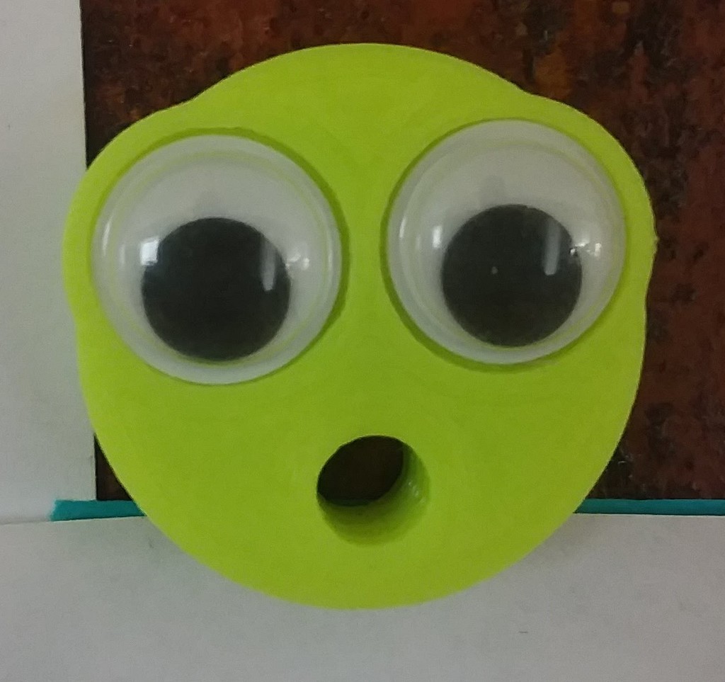 Emoji Magnet - BIG Googly Eye Circle Mouth