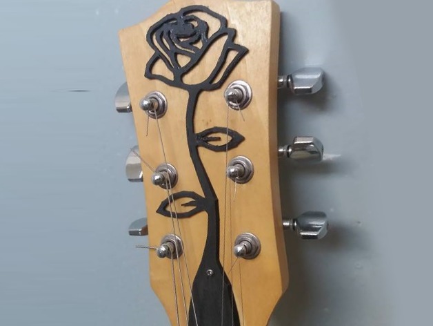 Guitar Rose Headpiece