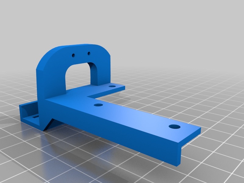 Support Frame 2 with Bow for Z END Stop for "Anet a8 Cable chain from kidamadmax"