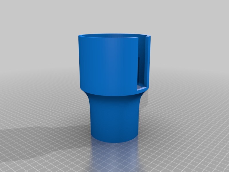 Large mug to cup adapter for car cupholders