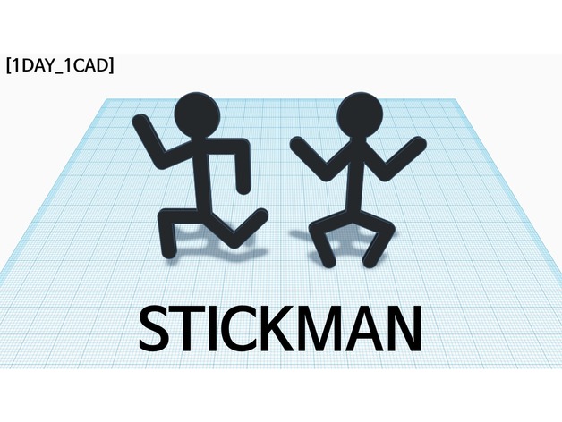 1Day1Cad Stickman
