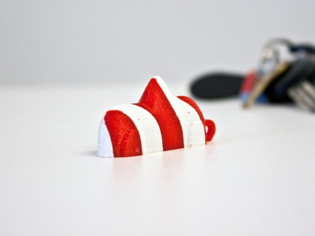 Swedish Candy Car Keyring - CandyCane Edition!