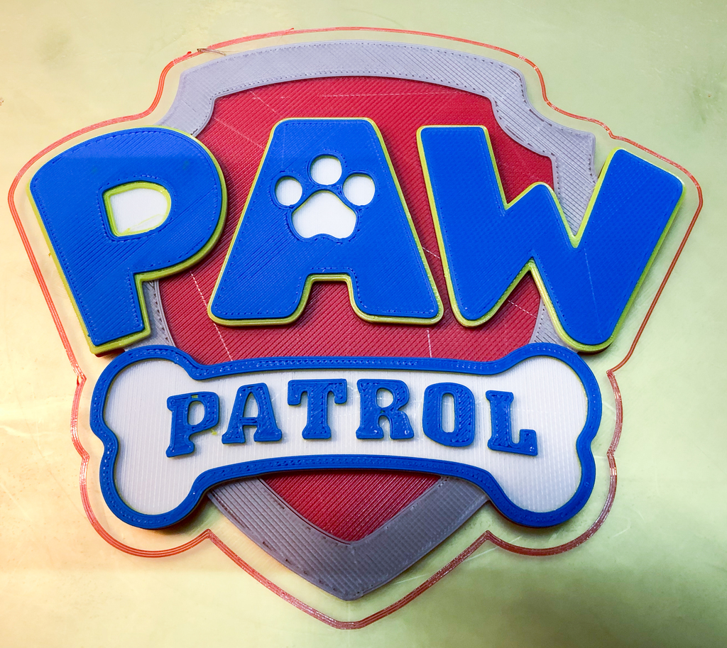 PAW Patrol 5 Color Print