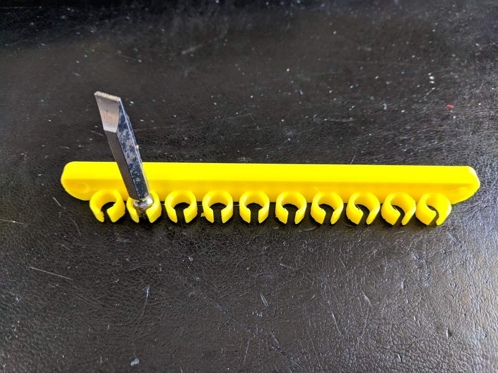 hex bit organizer - screw mount
