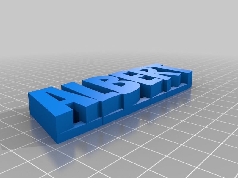 My Customized 3D name plate