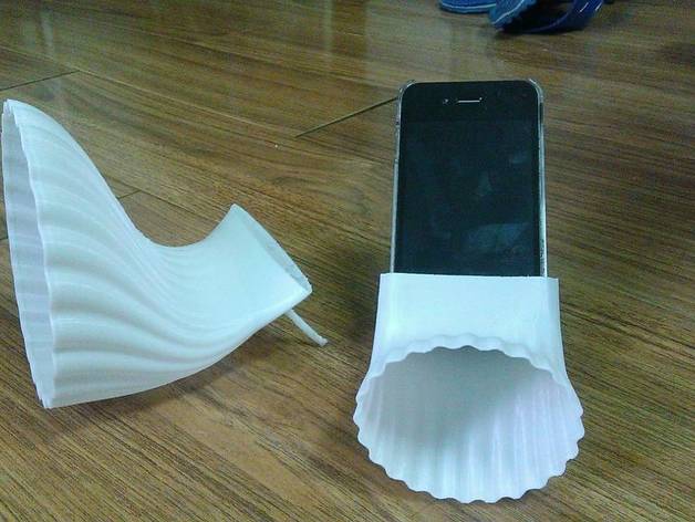 iphone& phone shell horn speaker