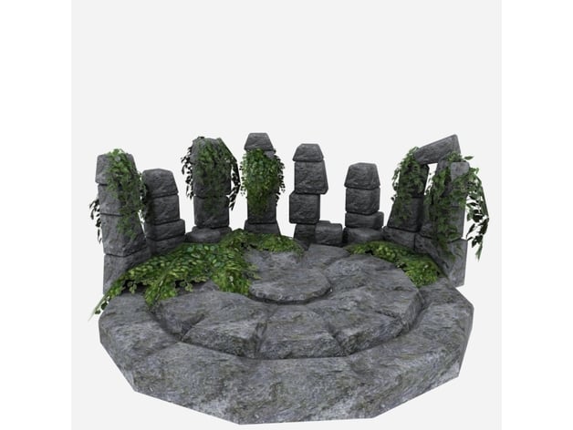 Speaking Stones And Well Opengameart Terrain