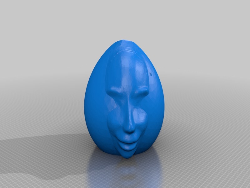 face, the egg