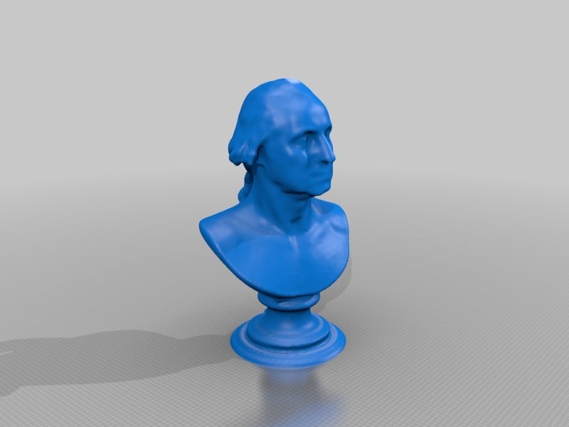 George Washington Sculpture scan