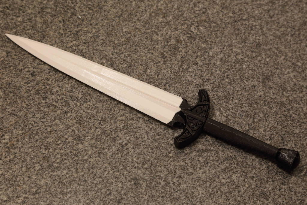 Skyrim Steel dagger (two parts simple joining)