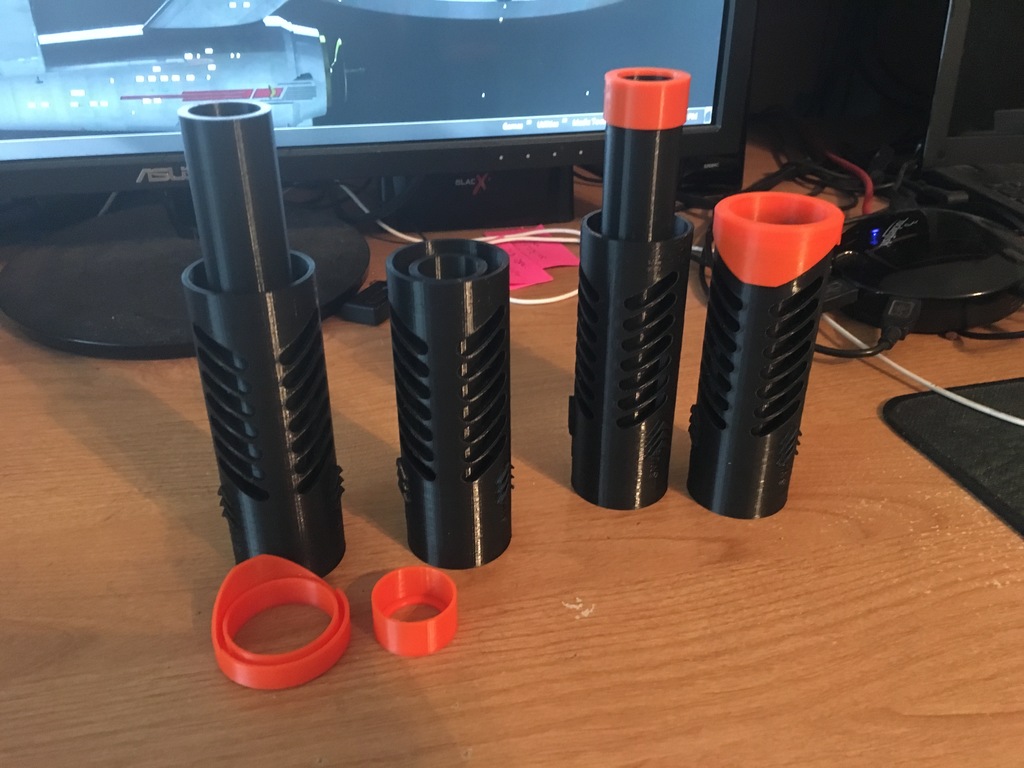 Nerf Snubber Barrel - Short and Extended versions