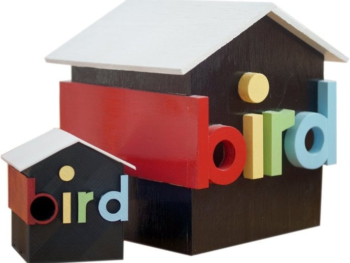 3D-Printed Birdhouse, "bird" House