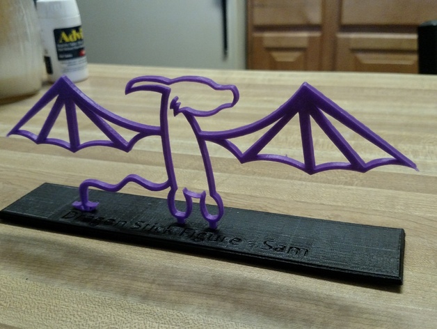 Artist's Toy/Toy-Like-Think: Sam's Dragon Stick Figure (Updated)