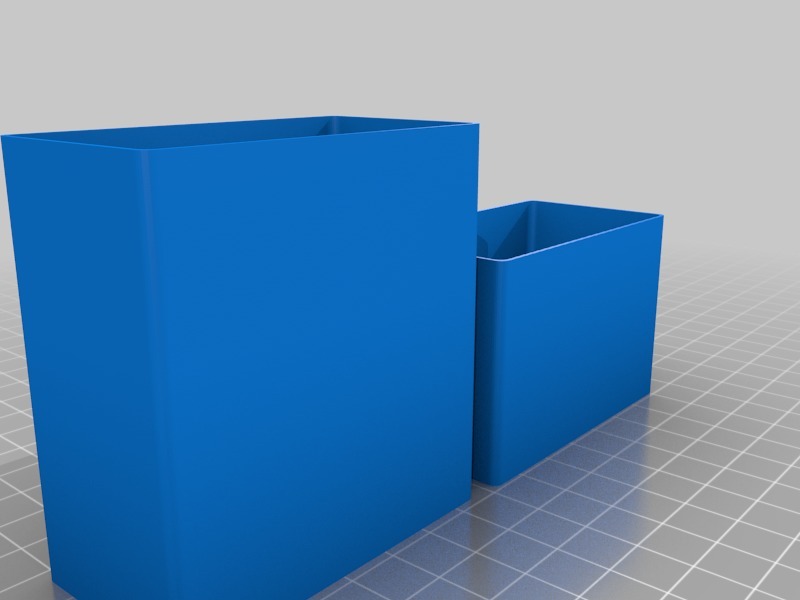 Fully Parametric Box for Two Packs of Playing Cards