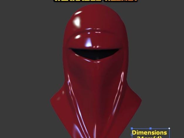 Full Scale Imperial Guard Costume Mask 30 Pieces