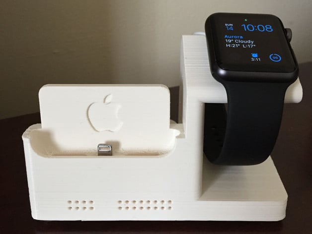Iphone 6 Dock W Integrated Apple Watch Charging Station