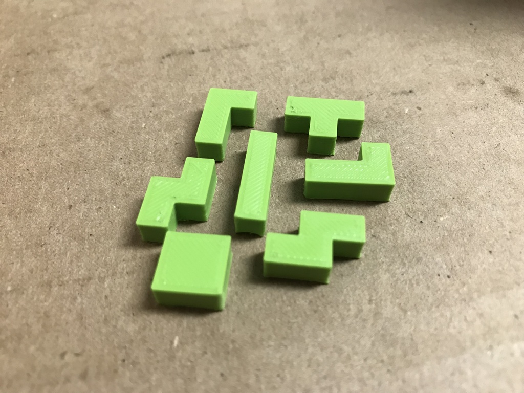 Tetris Blocks 10mm