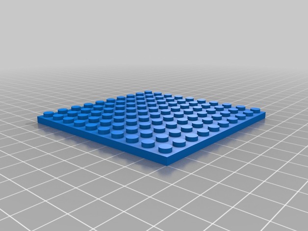 Lego plate brick 10*10