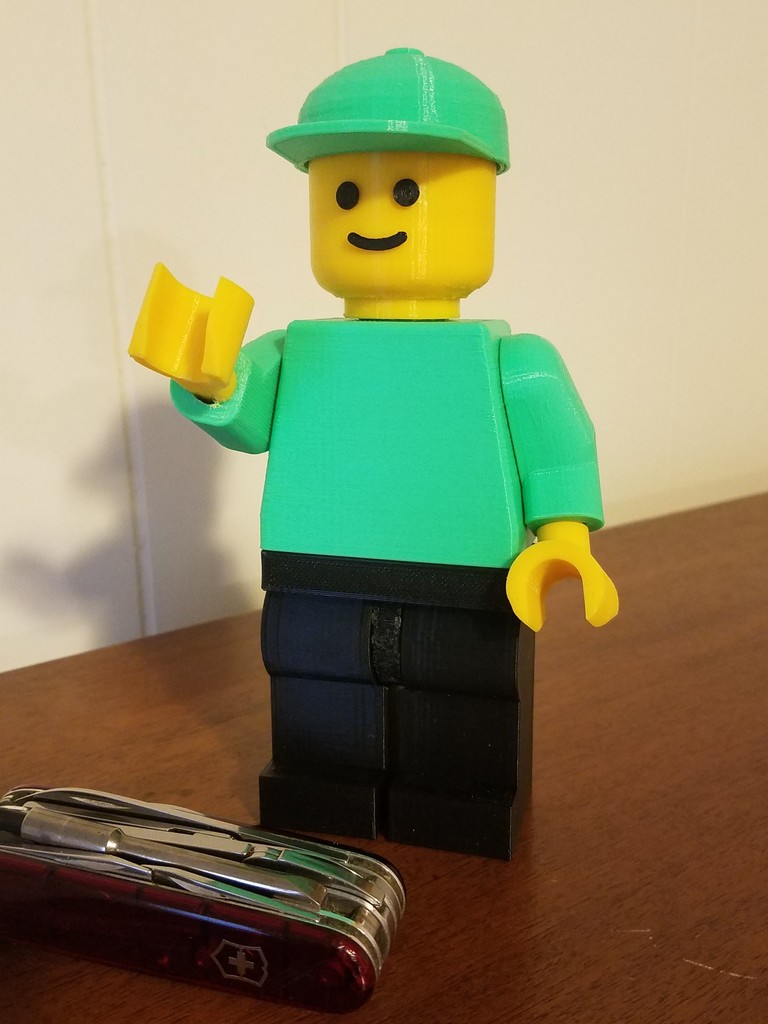 Face for Jumbo Lego Man
