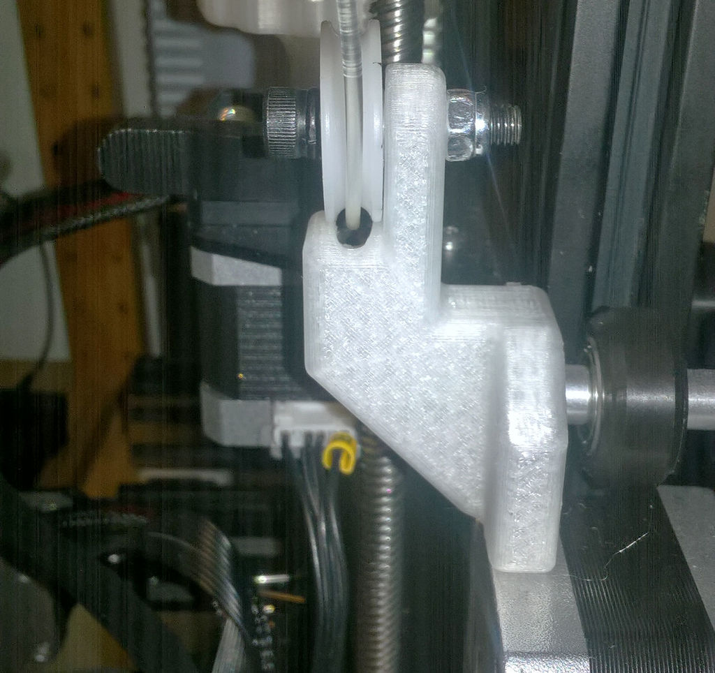 Ender-3 Nylon pulley filament guide