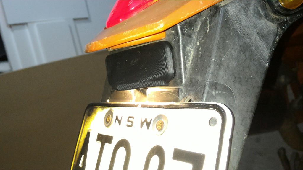 Bike Number Plate Light