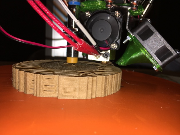 Trium3D printer fan duct and spacer