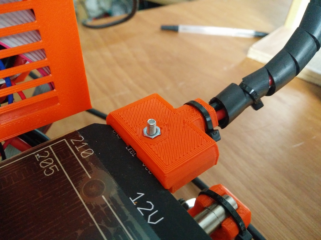 Prusa mk2s cable cover for larger cables