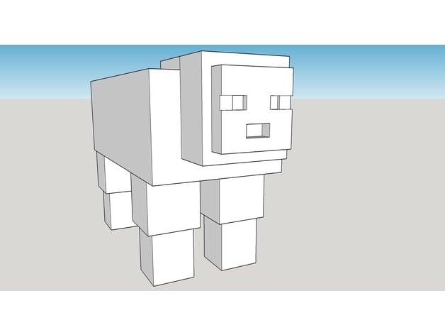 Minecraft Sheep By Darthcoffeebean Thingiverse
