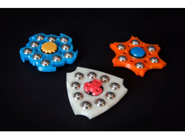 Fidget Toy Hand Spinners for 1/2" Ball Bearings