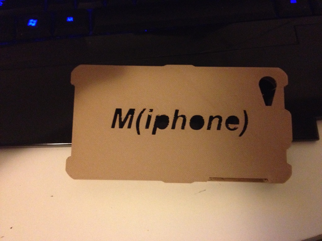 iphone 4s case (Wood filament)