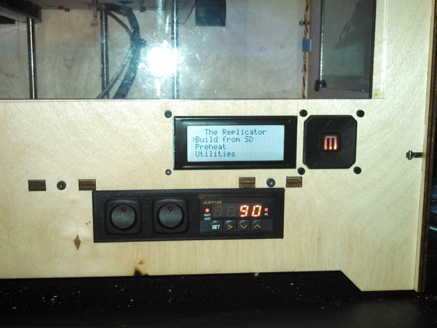 Replicator 1 PID Enclosure Heater Installation