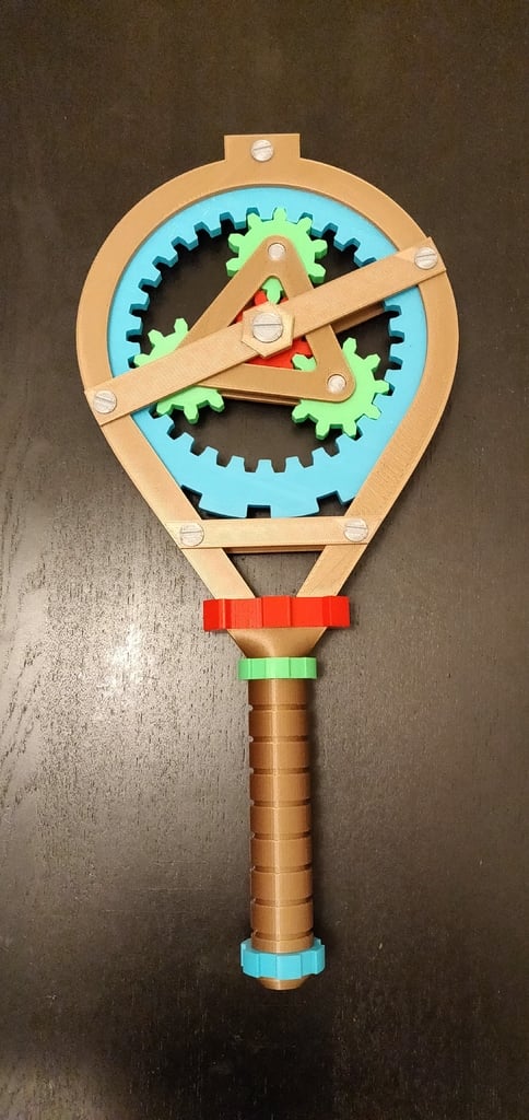 Wooden Racket - Mario Tennis Aces