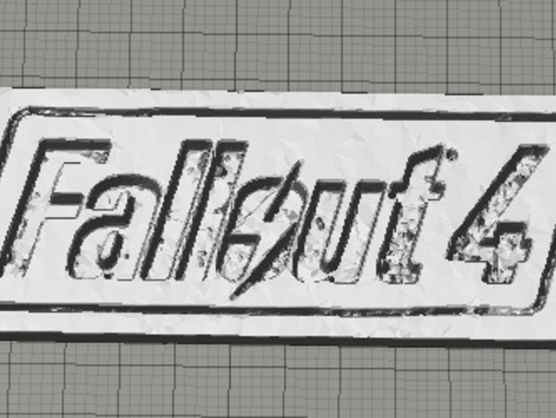 Fallout 4 Nameplate Necklace tag