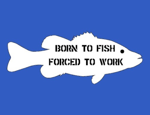 Born to Fish - Plaque