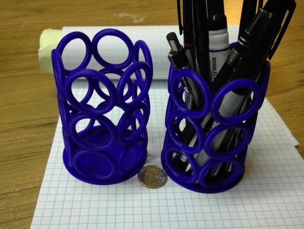 Ring tower - pen container.