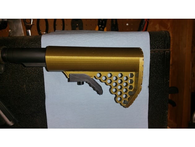 Collapsible AR15 Hex Stock