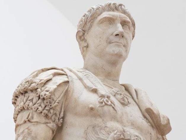 Roman Emperor Trajan Statue 3D Scan