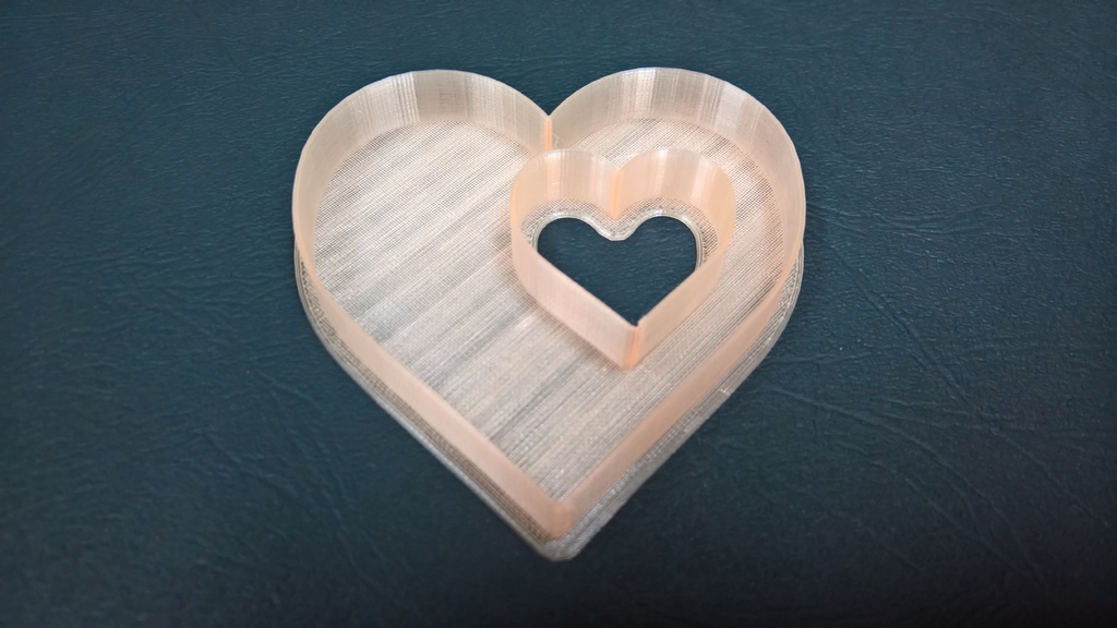 Hollow Double Heart Cookie Cutter