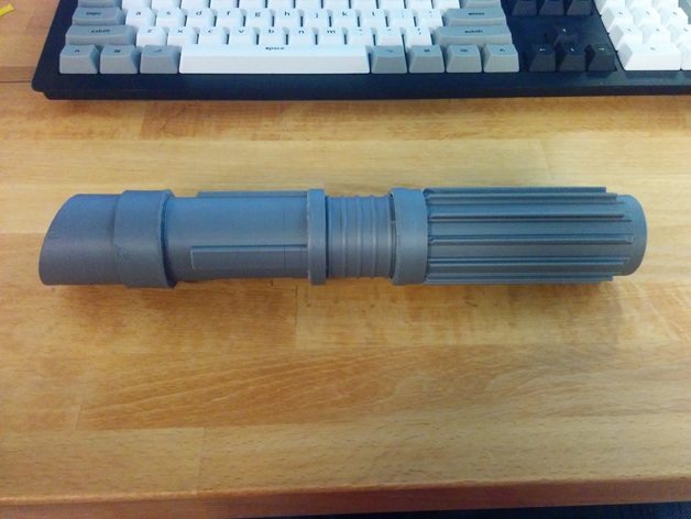 Improved no-glue Internal Parts Lightsaber with pre-ribbed body1