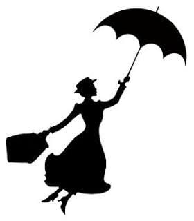 Mary Poppins Stencil