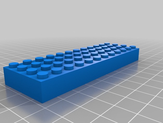 12x4 Parametric Lego Brick