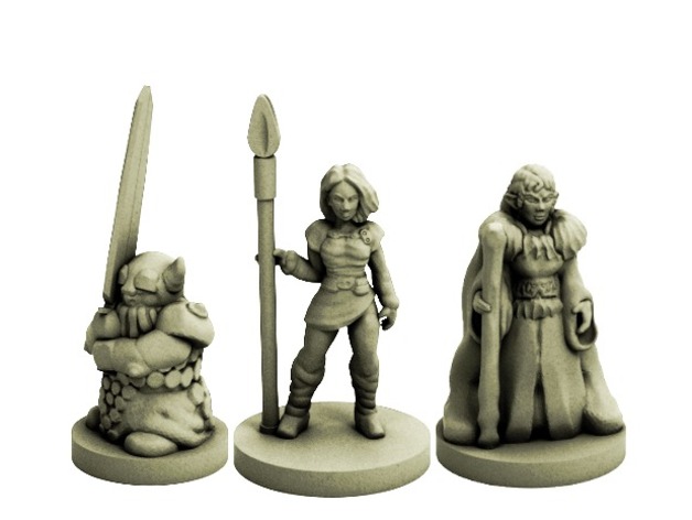 Fantasy Adventuring Party (18mm scale)