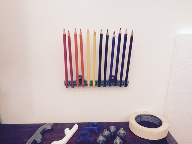 Extra Hand Colored Pencil Holder