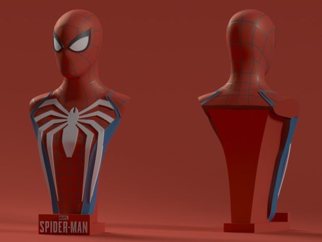 Spiderman Ps4 Bust Advanced Suit