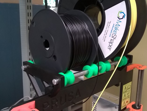 Filament roll holder for Prusa 3d printer
