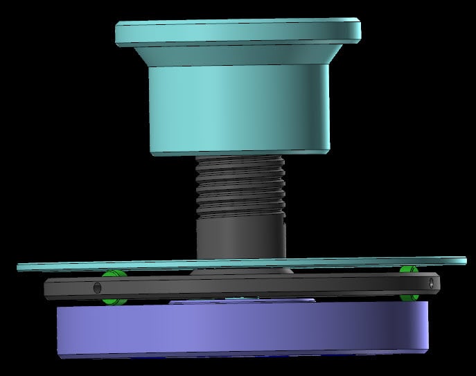Filament Dehydrator Spool Adapter