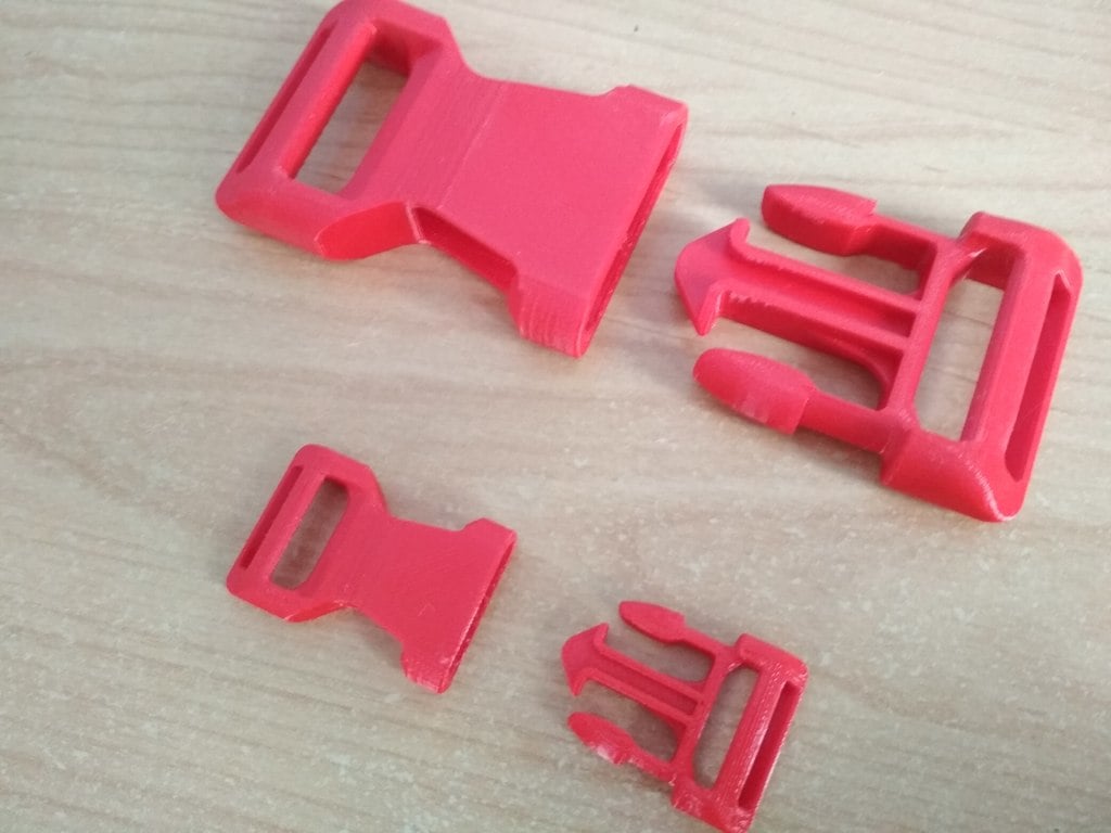 Side release buckle - optimized by batzkass - Thingiverse