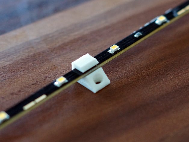 3mm Led Strip Holder / Clip screw mount