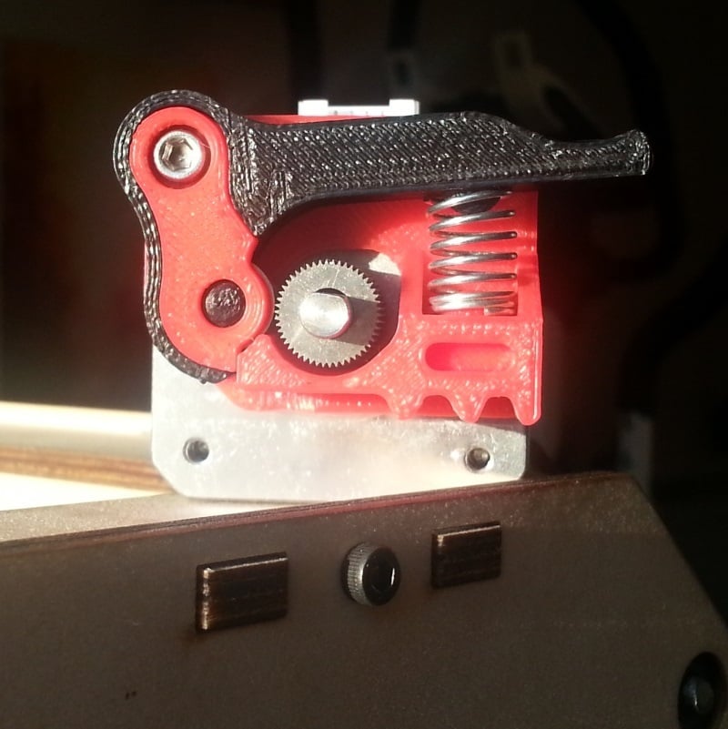 Replicator Mk8 spring loaded filament drive