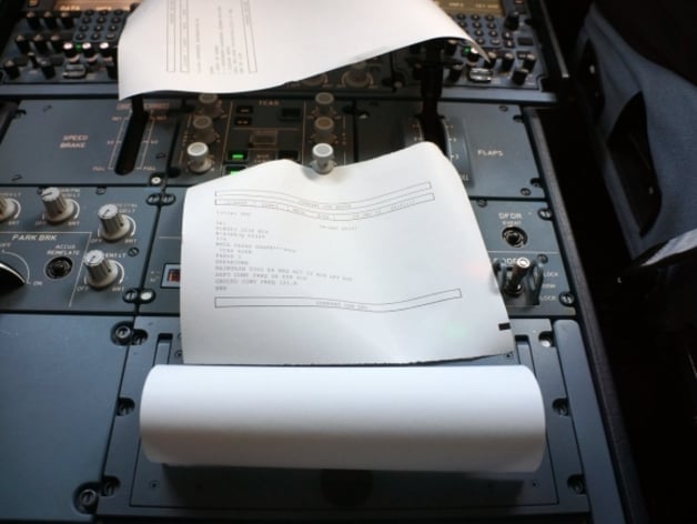 Airbus A3XX Printer Panel